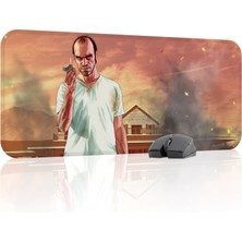 mousepad bastir Gta 5 Kaymaz Dikişli Kauçuk Oyuncu Mousepad V3 - 70X30 Xl Gaming Mouse Pad Fare Altlığı