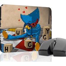mousepad bastir Poppy Playtime Kaymaz Dikişli Kauçuk Oyuncu Mousepad V4 - 22X18 Gaming Mouse Pad Fare Altlığı
