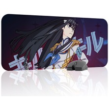 mousepad bastir Kill La Kill Kaymaz Dikişli Kauçuk Oyuncu Mousepad V5 - 70X30 Xl Gaming Mouse Pad Fare Altlığı