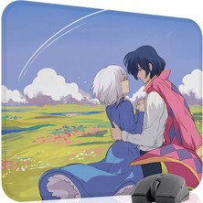 mousepad bastir Howl's Moving Castle Kaymaz Dikişli Kauçuk Oyuncu Mousepad V1 - 48X40 Xl Gaming Mouse Pad Fare Altlığı