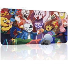 mousepad bastir Undertale Kaymaz Dikişli Kauçuk Oyuncu Mousepad V2 - 90X40 Xxl Gaming Mouse Pad Fare Altlığı