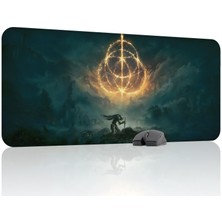 mousepad bastir Elden Ring Kaymaz Dikişli Kauçuk Oyuncu Mousepad V4 - 90X40 Xxl Gaming Mouse Pad Fare Altlığı