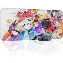 mousepad bastir Undertale Kaymaz Dikişli Kauçuk Oyuncu Mousepad V3 - 70X30 Xl Gaming Mouse Pad Fare Altlığı