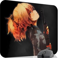 mousepad bastir Youjo Senki Kaymaz Dikişli Kauçuk Oyuncu Mousepad V3 - 48X40 Xl Gaming Mouse Pad Fare Altlığı