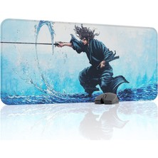 mousepad bastir Vagabond Kaymaz Dikişli Kauçuk Oyuncu Mousepad V4 - 90X40 Xxl Gaming Mouse Pad Fare Altlığı