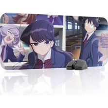 mousepad bastir Komi Can't Communicate Kaymaz Dikişli Kauçuk Oyuncu Mousepad V1 - 70X30 Xl Gaming Mouse Pad Fare Altlığı
