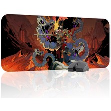 mousepad bastir Hades Kaymaz Dikişli Kauçuk Oyuncu Mousepad V1 - 70X30 Xl Gaming Mouse Pad Fare Altlığı