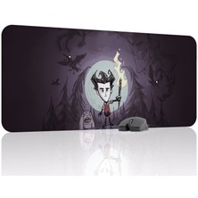 mousepad bastir Don't Starve Kaymaz Dikişli Kauçuk Oyuncu Mousepad V4 - 90X40 Xxl Gaming Mouse Pad Fare Altlığı