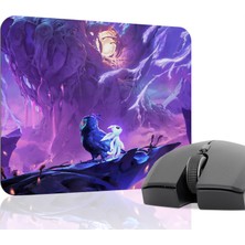 mousepad bastir Ori And The Will Of The Wisps Kaymaz Dikişli Kauçuk Oyuncu Mousepad V1 - 22X18 Gaming Mouse Pad Fare Altlığı