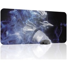 mousepad bastir Demon's Souls Kaymaz Dikişli Kauçuk Oyuncu Mousepad V2 - 90X40 Xxl Gaming Mouse Pad Fare Altlığı