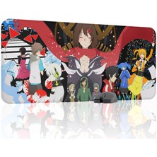 mousepad bastir Kagerou Project Kaymaz Dikişli Kauçuk Oyuncu Mousepad V2 - 90X40 Xxl Gaming Mouse Pad Fare Altlığı