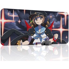 mousepad bastir Kill La Kill Kaymaz Dikişli Kauçuk Oyuncu Mousepad V4 - 90X40 Xxl Gaming Mouse Pad Fare Altlığı