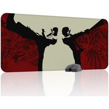 mousepad bastir Yakuza Kaymaz Dikişli Kauçuk Oyuncu Mousepad V1 - 90X40 Xxl Gaming Mouse Pad Fare Altlığı