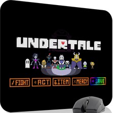 mousepad bastir Undertale Kaymaz Dikişli Kauçuk Oyuncu Mousepad V1 - 48X40 Xl Gaming Mouse Pad Fare Altlığı
