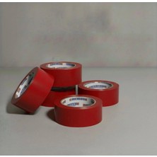 Aybaş Kağıtçılık 1.kalite 45X100 Metre (5 Adet) Kırmızı Renkli Koli Bandı, Yapıştırıcı Bant, Renkli Bant, Koli Bandı