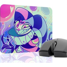mousepad bastir Helluva Boss Kaymaz Dikişli Kauçuk Oyuncu Mousepad V3 - 22X18 Gaming Mouse Pad Fare Altlığı