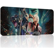 mousepad bastir Devil May Cry Kaymaz Dikişli Kauçuk Oyuncu Mousepad V1 - 90X40 Xxl Gaming Mouse Pad Fare Altlığı