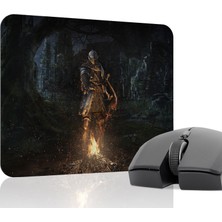 mousepad bastir Dark Souls Kaymaz Dikişli Kauçuk Oyuncu Mousepad V1 - 22X18 Gaming Mouse Pad Fare Altlığı