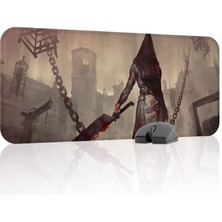 mousepad bastir Silent Hill Kaymaz Dikişli Kauçuk Oyuncu Mousepad V2 - 70X30 Xl Gaming Mouse Pad Fare Altlığı