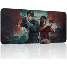 mousepad bastir Resident Evil Kaymaz Dikişli Kauçuk Oyuncu Mousepad V2 - 90X40 Xxl Gaming Mouse Pad Fare Altlığı
