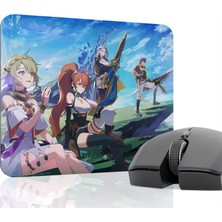 mousepad bastir Blue Protocol Star Resonance Kaymaz Dikişli Kauçuk Oyuncu Mousepad V3 - 22X18 Gaming Mouse Pad Fare Altlığı