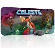 mousepad bastir Celeste Kaymaz Dikişli Kauçuk Oyuncu Mousepad V2 - 70X30 Xl Gaming Mouse Pad Fare Altlığı