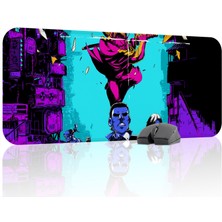 mousepad bastir Katana Zero Kaymaz Dikişli Kauçuk Oyuncu Mousepad V1 - 70X30 Xl Gaming Mouse Pad Fare Altlığı