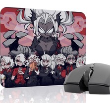 mousepad bastir Helltaker Kaymaz Dikişli Kauçuk Oyuncu Mousepad V1 - 22X18 Gaming Mouse Pad Fare Altlığı