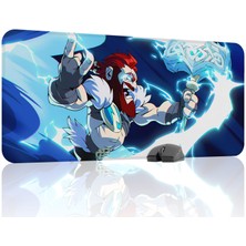 mousepad bastir Brawlhalla Kaymaz Dikişli Kauçuk Oyuncu Mousepad V2 - 90X40 Xxl Gaming Mouse Pad Fare Altlığı