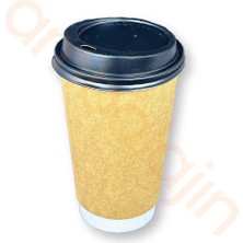 Ambalajın 16 Oz Double Wall Karton Bardak – Dw Tek Kullanımlık Çift Katlı Kahve ve Çay Bardağı