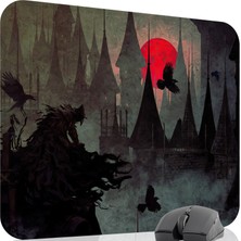 mousepad bastir Bloodborne Kaymaz Dikişli Kauçuk Oyuncu Mousepad V3 - 48X40 Xl Gaming Mouse Pad Fare Altlığı