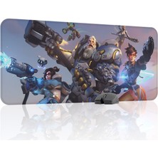 mousepad bastir Overwatch Kaymaz Dikişli Kauçuk Oyuncu Mousepad V2 - 90X40 Xxl Gaming Mouse Pad Fare Altlığı