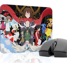 mousepad bastir Kagerou Project Kaymaz Dikişli Kauçuk Oyuncu Mousepad V2 - 22X18 Gaming Mouse Pad Fare Altlığı