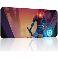 mousepad bastir Dead Cells Kaymaz Dikişli Kauçuk Oyuncu Mousepad V5 - 90X40 Xxl Gaming Mouse Pad Fare Altlığı