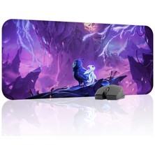 mousepad bastir Ori And The Will Of The Wisps Kaymaz Dikişli Kauçuk Oyuncu Mousepad V1 - 70X30 Xl Gaming Mouse Pad Fare Altlığı