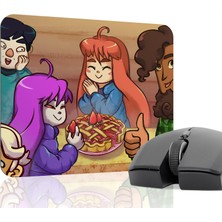 mousepad bastir Celeste Kaymaz Dikişli Kauçuk Oyuncu Mousepad V3 - 22X18 Gaming Mouse Pad Fare Altlığı