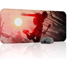 mousepad bastir Dying Light Kaymaz Dikişli Kauçuk Oyuncu Mousepad V4 - 70X30 Xl Gaming Mouse Pad Fare Altlığı