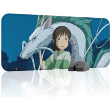 mousepad bastir Spirited Away Kaymaz Dikişli Kauçuk Oyuncu Mousepad V3 - 70X30 Xl Gaming Mouse Pad Fare Altlığı