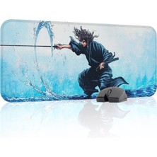 mousepad bastir Vagabond Kaymaz Dikişli Kauçuk Oyuncu Mousepad V4 - 70X30 Xl Gaming Mouse Pad Fare Altlığı