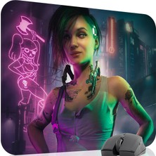 mousepad bastir Cyberpunk 2077 Kaymaz Dikişli Kauçuk Oyuncu Mousepad V2 - 48X40 Xl Gaming Mouse Pad Fare Altlığı