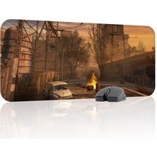 mousepad bastir Stalker Kaymaz Dikişli Kauçuk Oyuncu Mousepad V4 - 70X30 Xl Gaming Mouse Pad Fare Altlığı