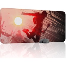 mousepad bastir Dying Light Kaymaz Dikişli Kauçuk Oyuncu Mousepad V4 - 90X40 Xxl Gaming Mouse Pad Fare Altlığı