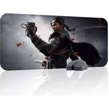 mousepad bastir Ghost Of Tsushima Kaymaz Dikişli Kauçuk Oyuncu Mousepad V3 - 70X30 Xl Gaming Mouse Pad Fare Altlığı