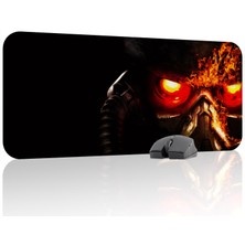 mousepad bastir Killzone Kaymaz Dikişli Kauçuk Oyuncu Mousepad V1 - 70X30 Xl Gaming Mouse Pad Fare Altlığı