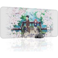 mousepad bastir Koe No Katachi Kaymaz Dikişli Kauçuk Oyuncu Mousepad V2 - 90X40 Xxl Gaming Mouse Pad Fare Altlığı