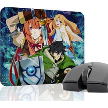 mousepad bastir The Rising Of The Shield Hero Kaymaz Dikişli Kauçuk Oyuncu Mousepad V1 - 22X18 Gaming Mouse Pad Fare Altlığı