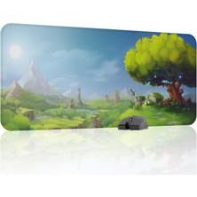 mousepad bastir Hytale Kaymaz Dikişli Kauçuk Oyuncu Mousepad V5 - 90X40 Xxl Gaming Mouse Pad Fare Altlığı