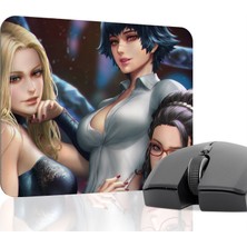 mousepad bastir Devil May Cry Kaymaz Dikişli Kauçuk Oyuncu Mousepad V2 - 22X18 Gaming Mouse Pad Fare Altlığı