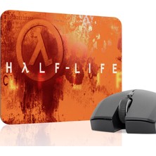 mousepad bastir Half Life Kaymaz Dikişli Kauçuk Oyuncu Mousepad V5 - 22X18 Gaming Mouse Pad Fare Altlığı