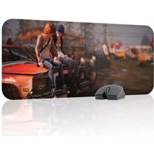 mousepad bastir Life Is Strange Kaymaz Dikişli Kauçuk Oyuncu Mousepad V5 - 70X30 Xl Gaming Mouse Pad Fare Altlığı